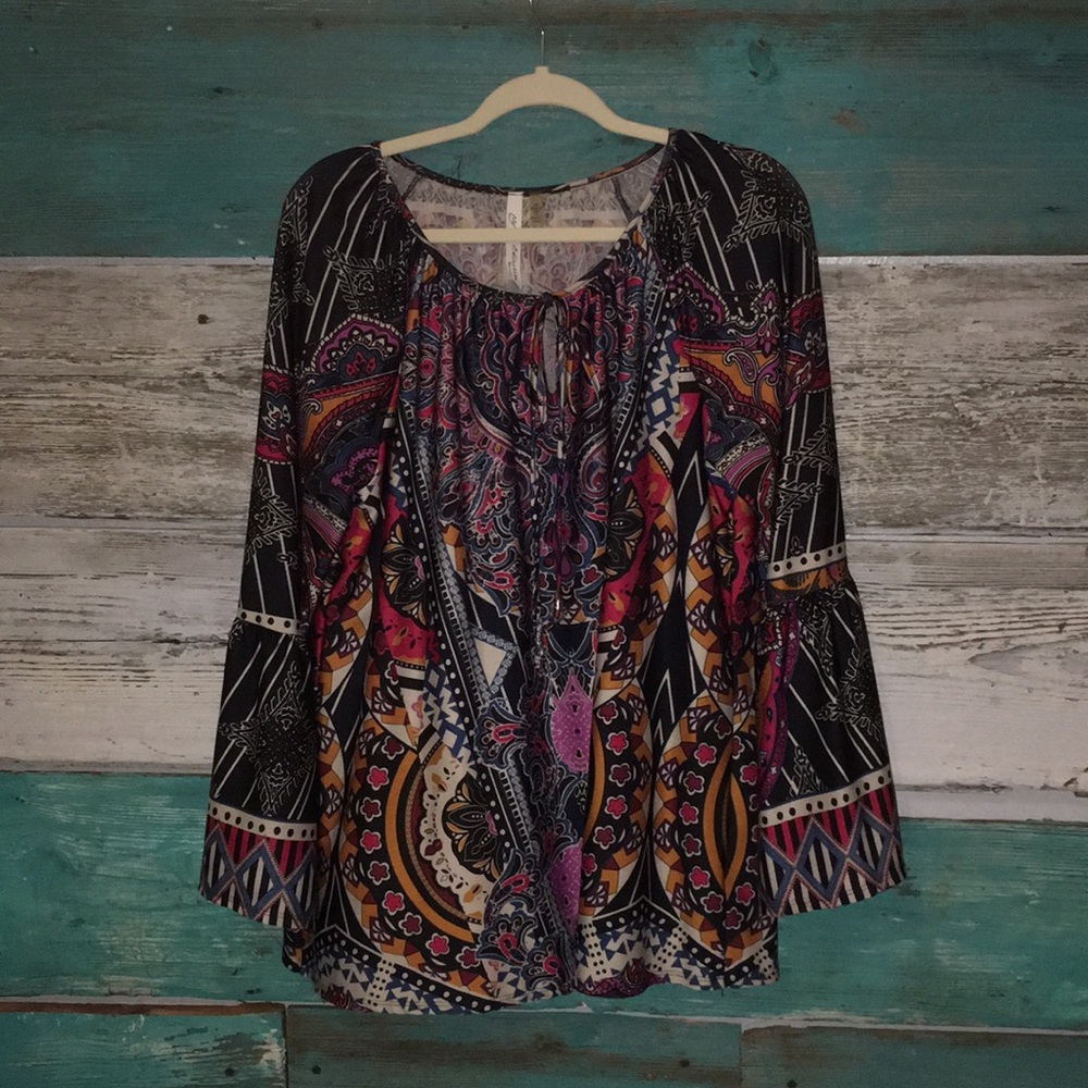 2x NY collection blouse (made in USA)